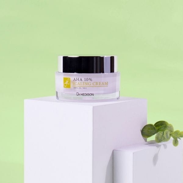 Krem do cery wrażliwej kwasy AHA Dr.HEDISON regenerujący nawilżający 50ml Stan opakowania oryginalne