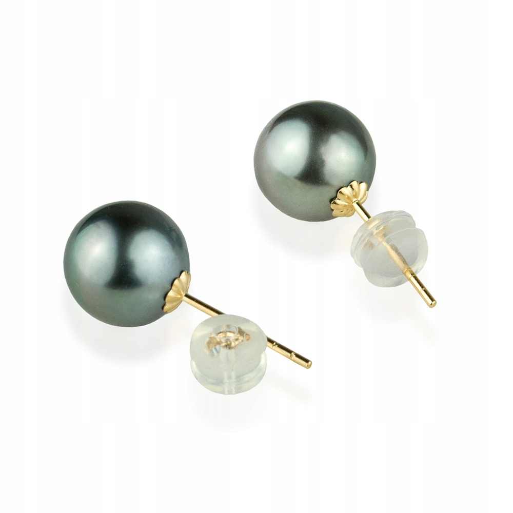 Zlaté Náušnice S Mořskými Perlami Tahiti