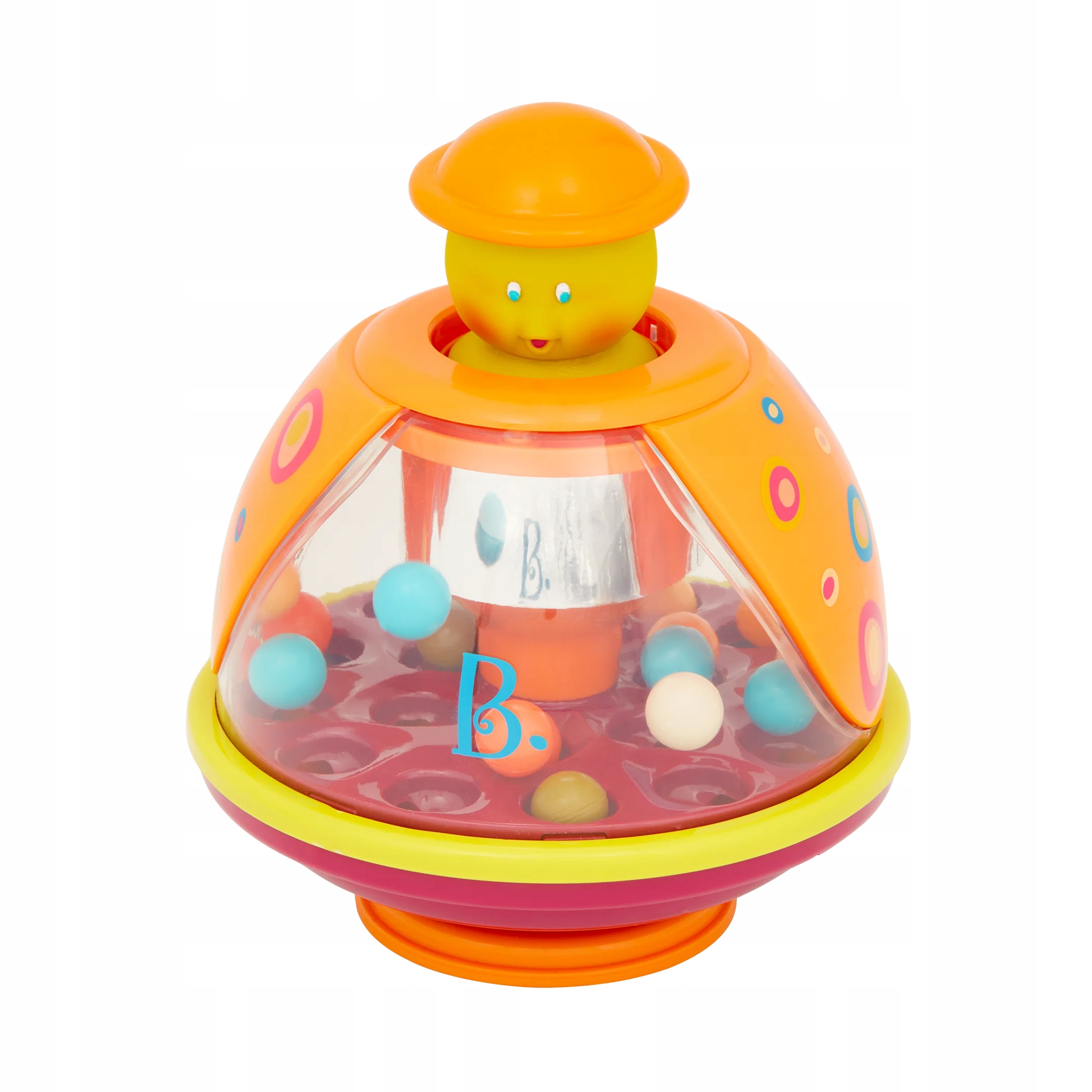 B.Toys Kaskada z piłek główka-makówka Poppitoppy Materiał plastik