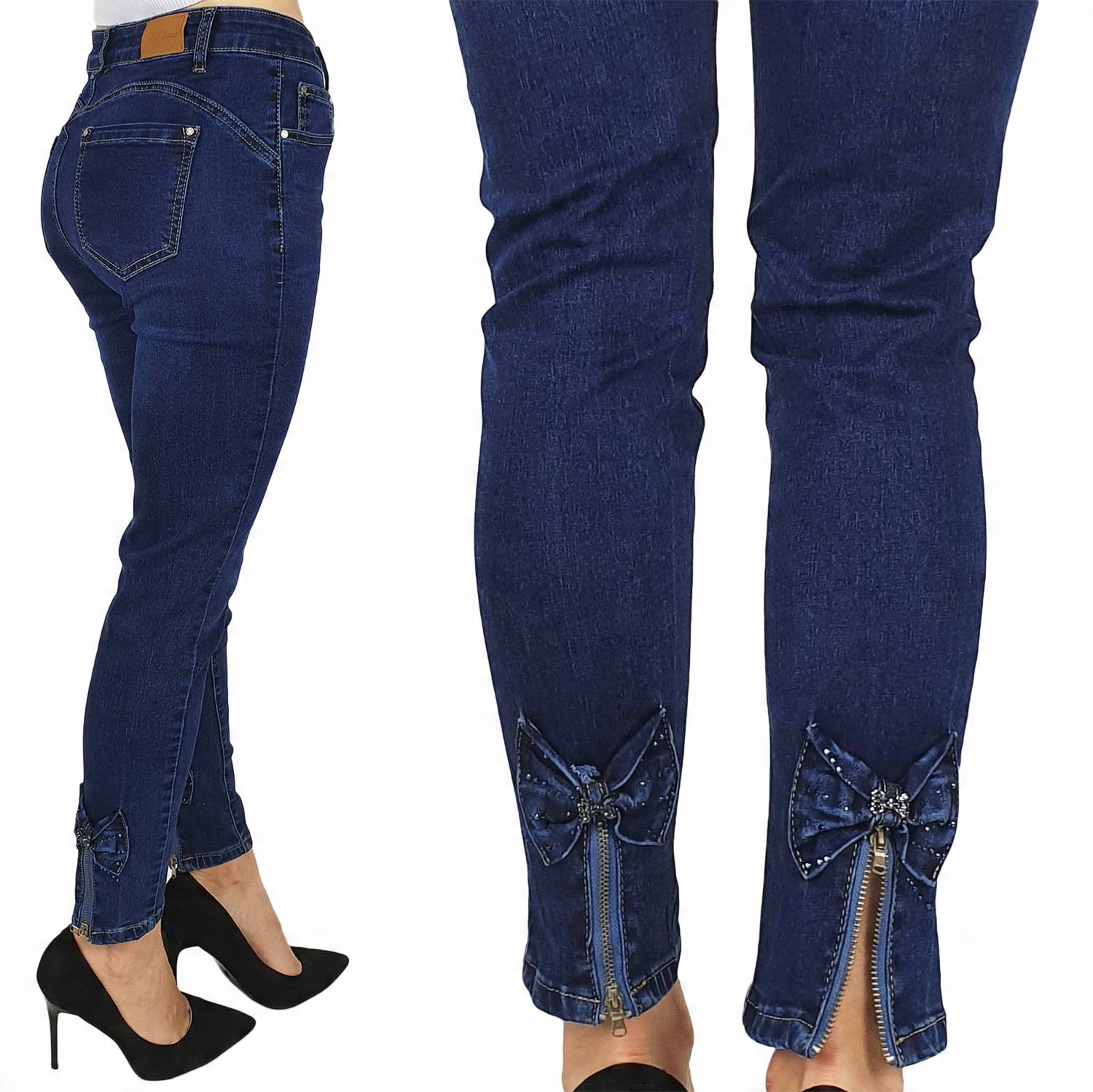 

Super Spodnie Damskie Jeans Młodzieżowye Kokarda 2