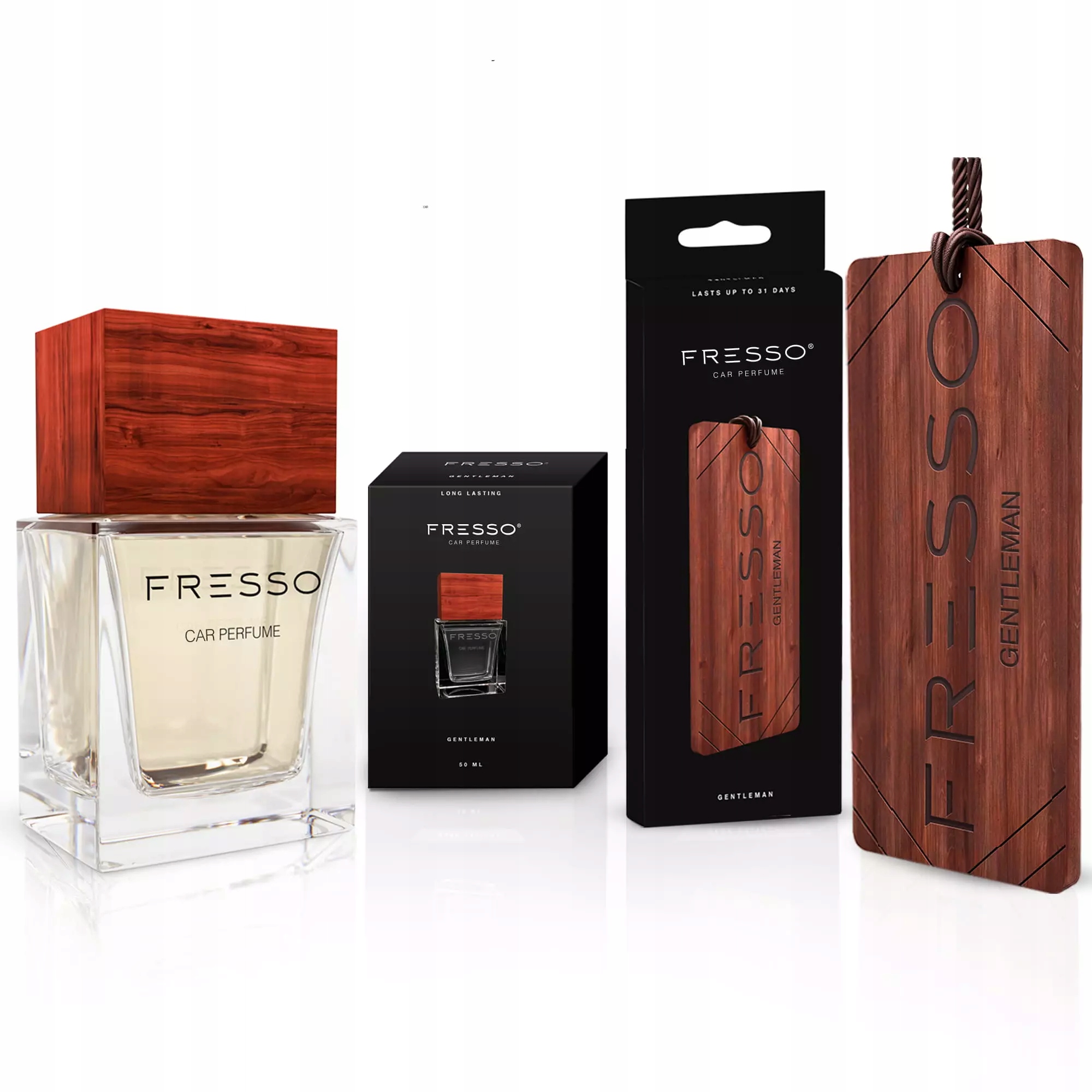Fresso Mini Gift Box - Gentleman perfum + zawieszka