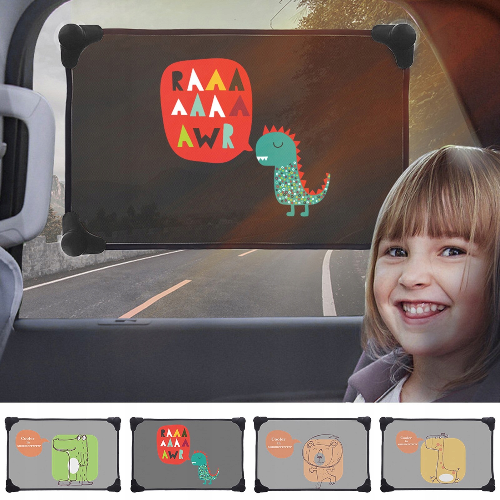 Ver Heat Shield for Baby Kids Cute Cartoon Styling