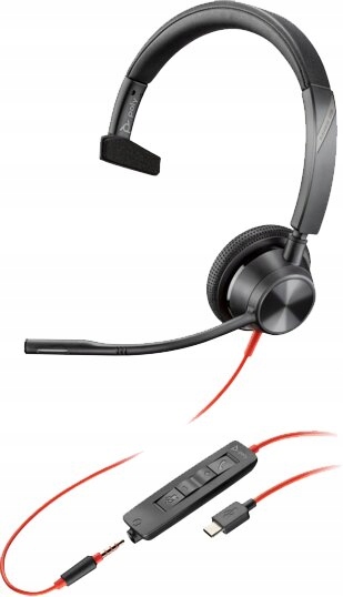 Náhlavné slúchadlá Poly Blackwire 3315