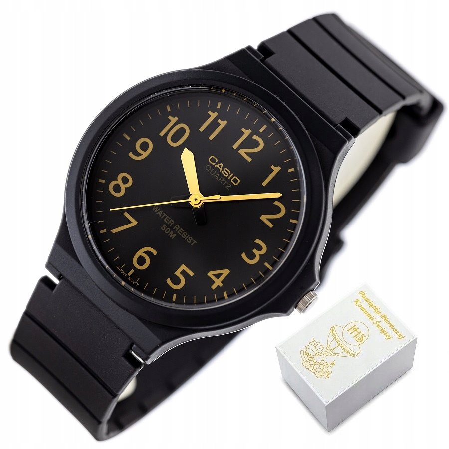 Hodinky Casio pro chlapce Dárek Na Svaté Přijímání +box Taška Gravírování
