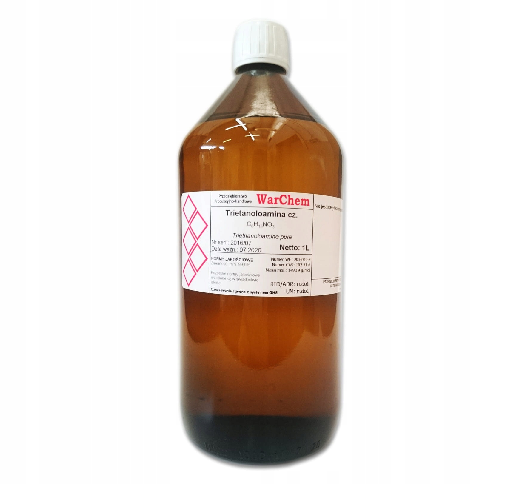 

Trietanoloamina 1L Warchem [58767]