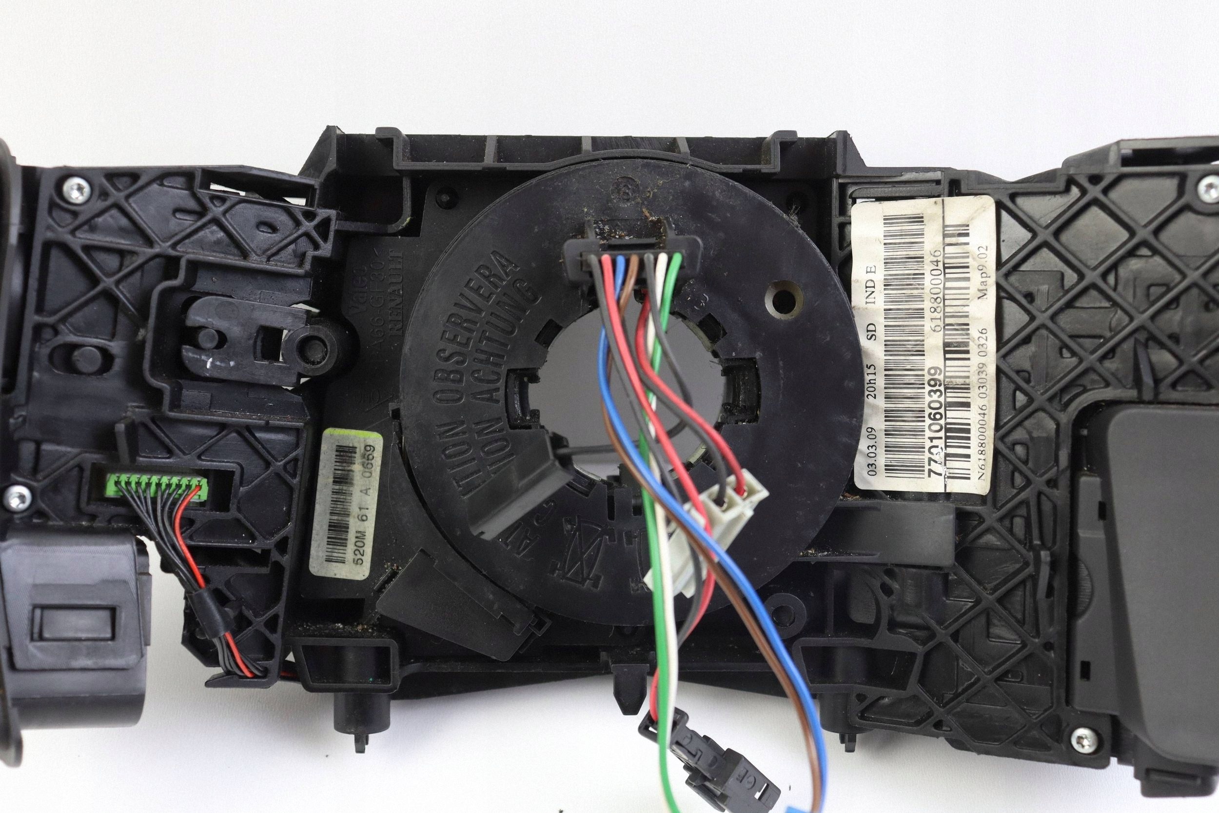 RENAULT SCENIC II Commodo essuie glace Commodo phares 7701060399