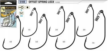 Haczyk Kamatsu Offset Spring Lock 1/0 Blno OP.3SZT