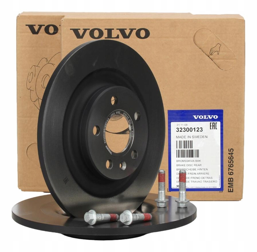 Volvo XC40 kotouče zadní 2 ks 296 mm Oe 31471477