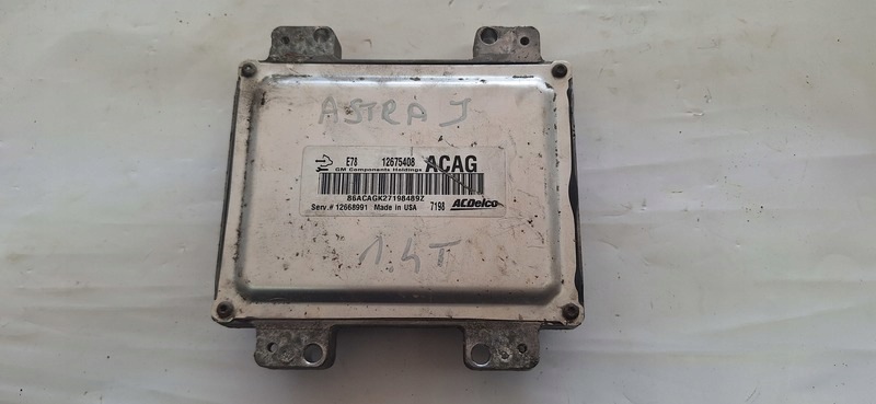 computer motore ECU 12675408 OPEL ASTRA J
