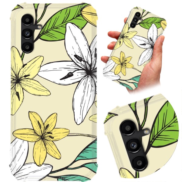 

Etui Anti-shock do Samsung A13 4G Kwiaty Top