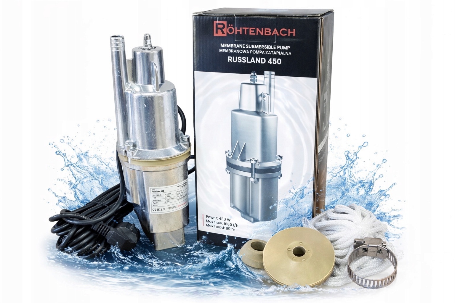 Pompa Membranowa Russland 450 Do Studni Ruska Membranowa Dorotka