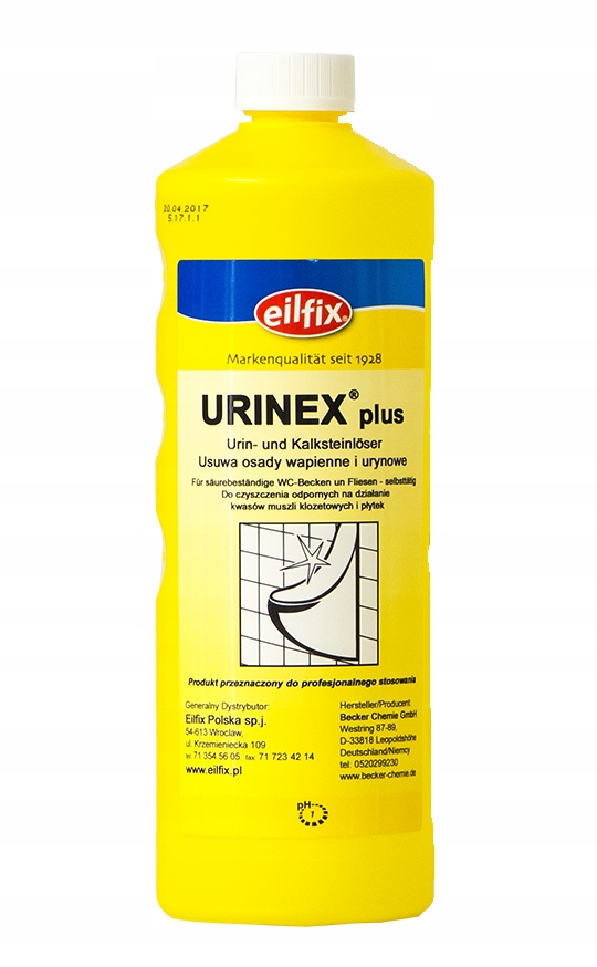 

Płyn do mycia sanitariatów Wc płytek Eilfix 1l