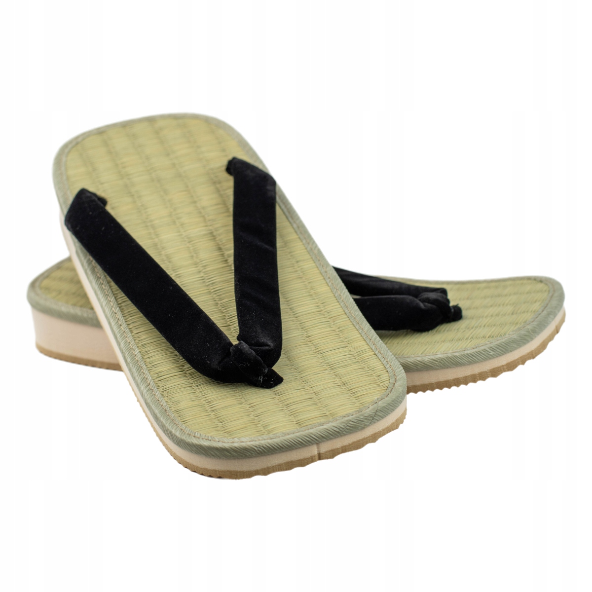 Klasické pantofle Premium Tatami Semiš Setta Černé Geta Zori Japan 3XL