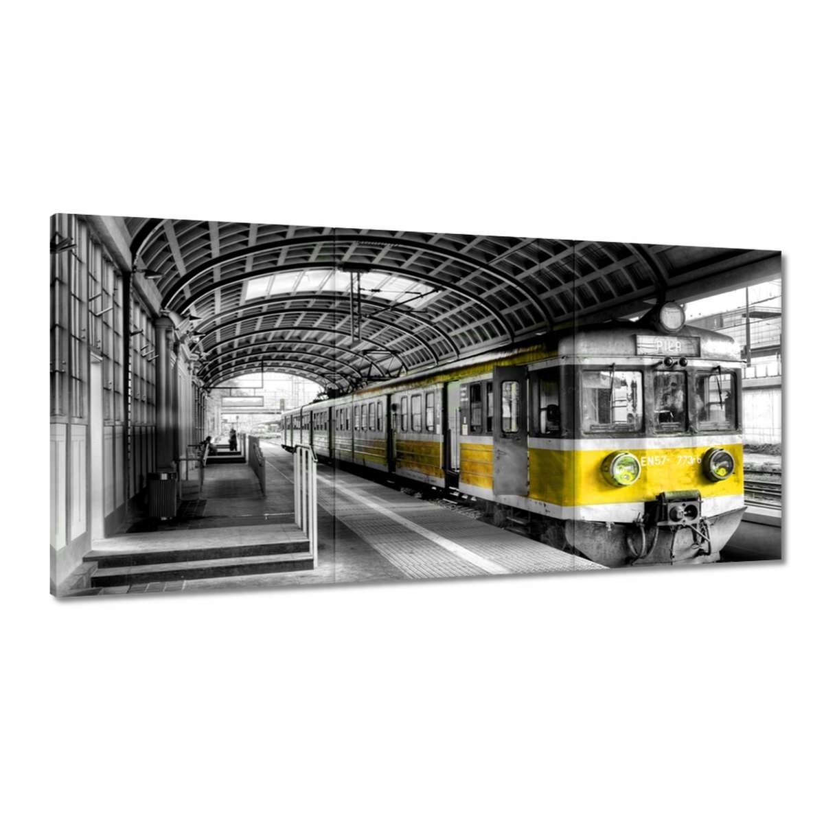 Obrazy 180x90 Žltý vlak