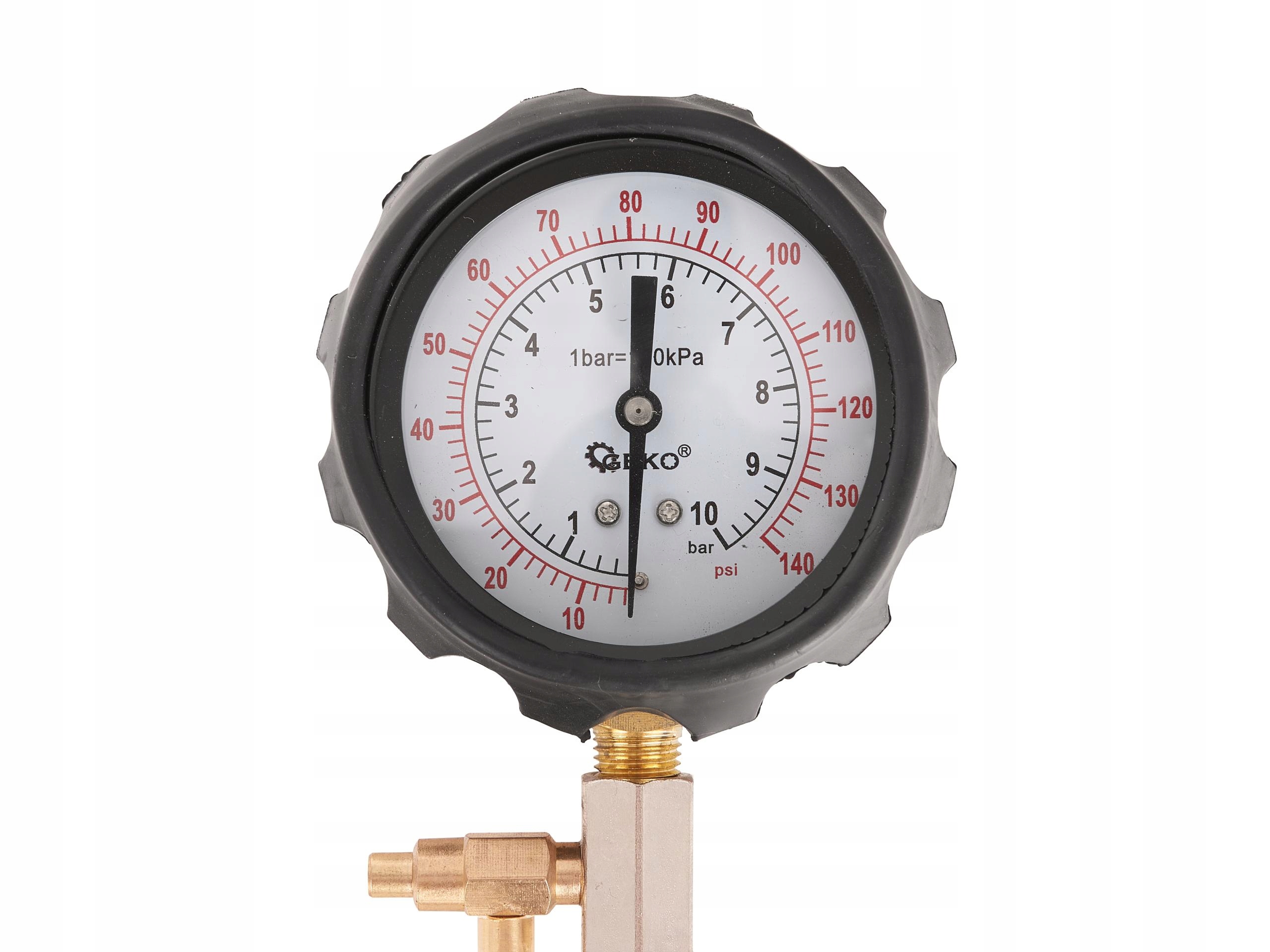 TESTER POMIARU CIŚNIENIA SPRĘŻANIA W BENZYNOWYCH Marka Geko