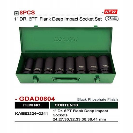 Zestaw narzędzi TOPTUL GDAD0804 Marka Toptul