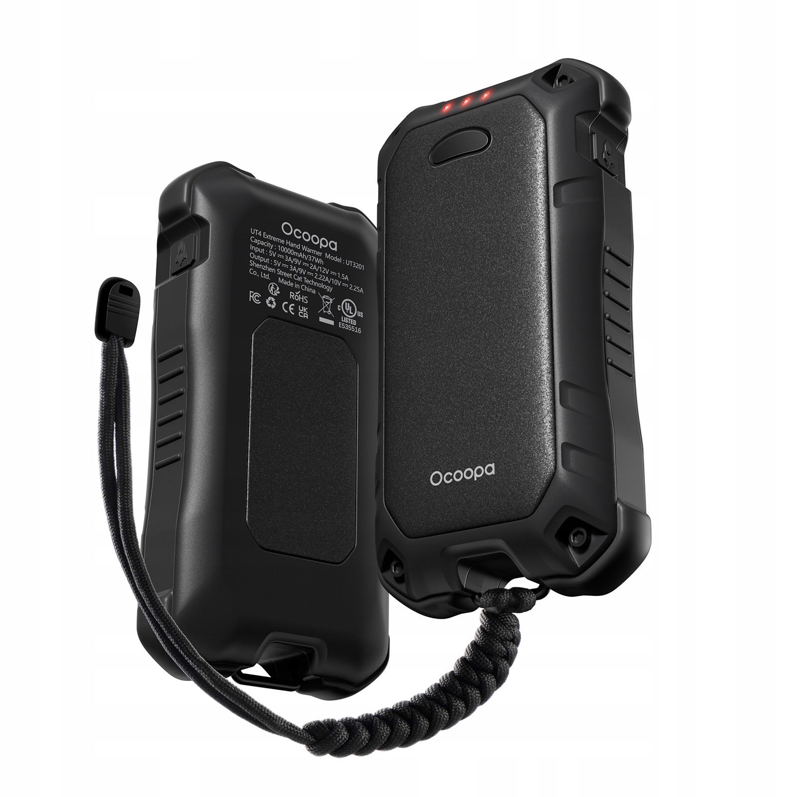 Elektronický ohřívač rukou Ocoopa UT4 Extreme DUO-pack, powerbanka, IP65