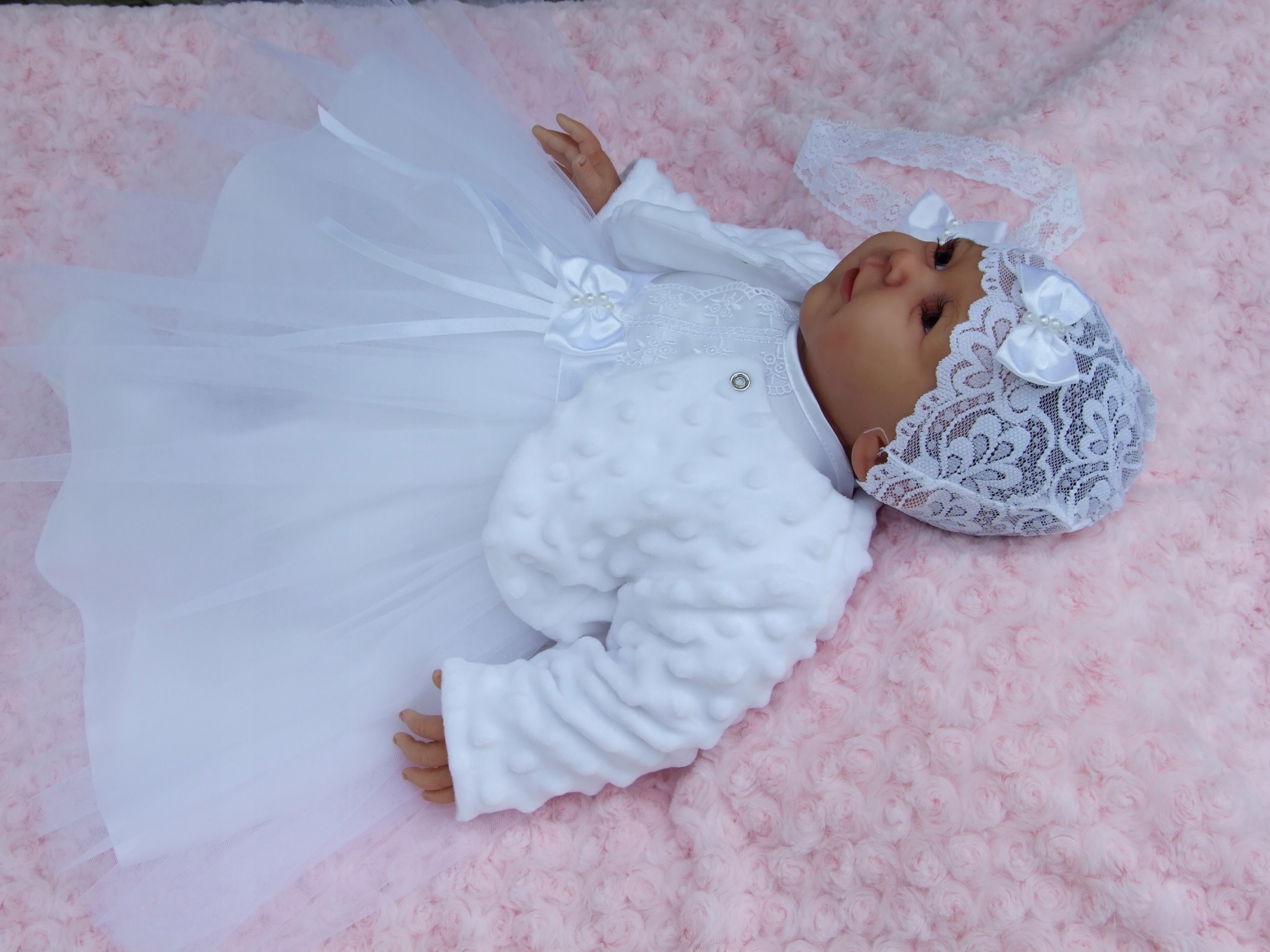 CHRZEST komplet 4 częściowy ZESTAW do chrztu 56r Marka bez marki