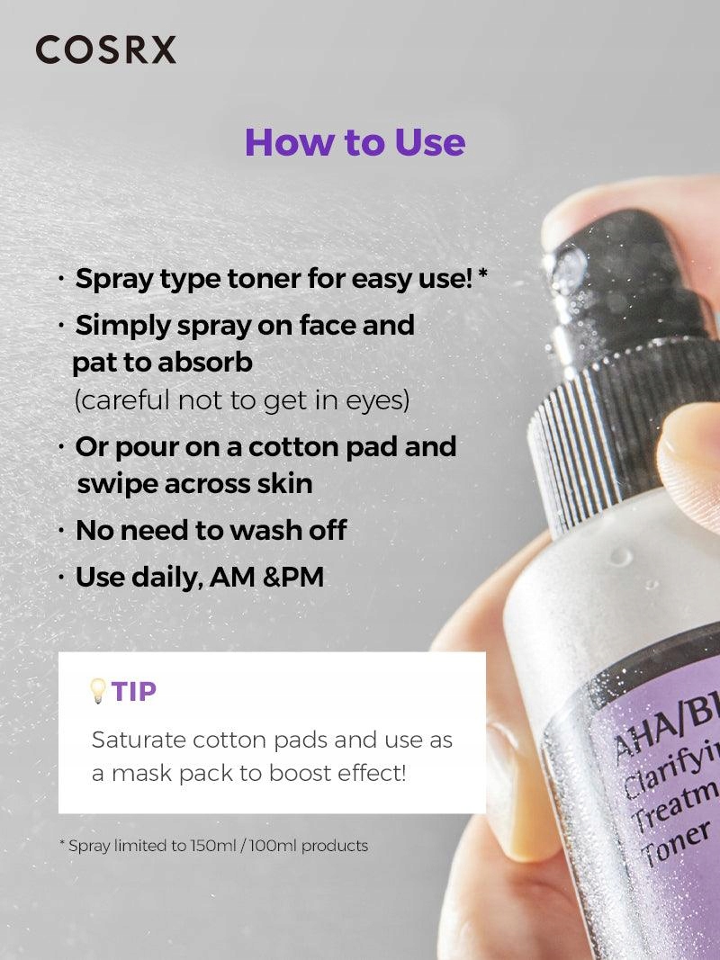 СOSRX AHA/BHA Clarifying Treatment Toner, 150 ml Rodzaj tonik