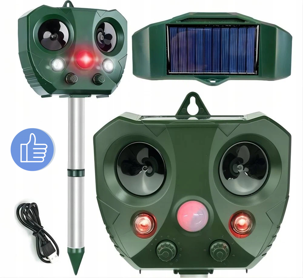 Ultrazvukový Odpuzovač Zvířat, Senzor Pohybu Divokých Ptáků A Koček