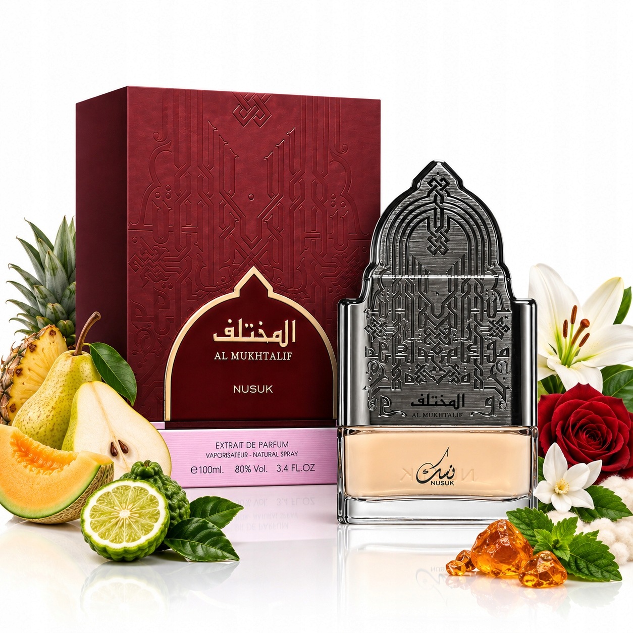 Oryginalne Perfumy Arabskie Nusuk Al Mukhtalif 100ml Edp