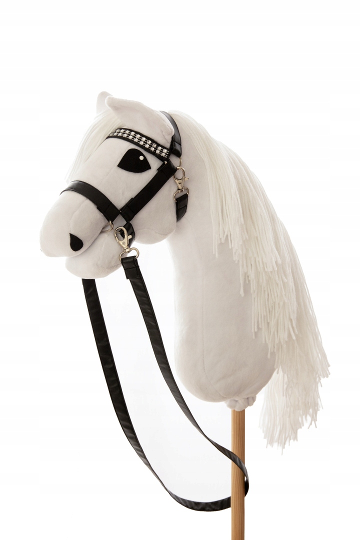 Konik Hobby horse hhAgi Biały A4