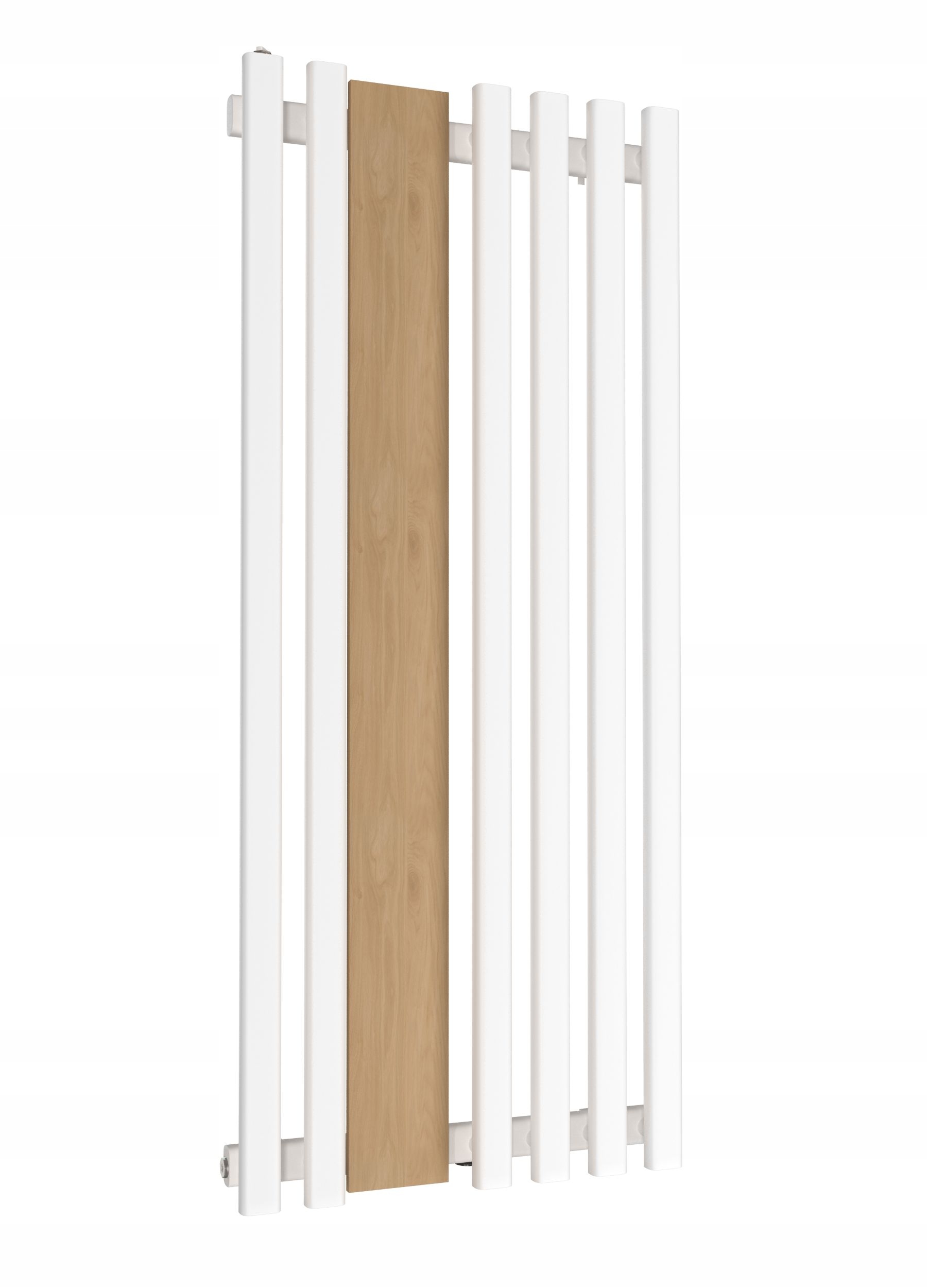 Dekorativní radiátor Flower Wood 160x60 Bílý Mat