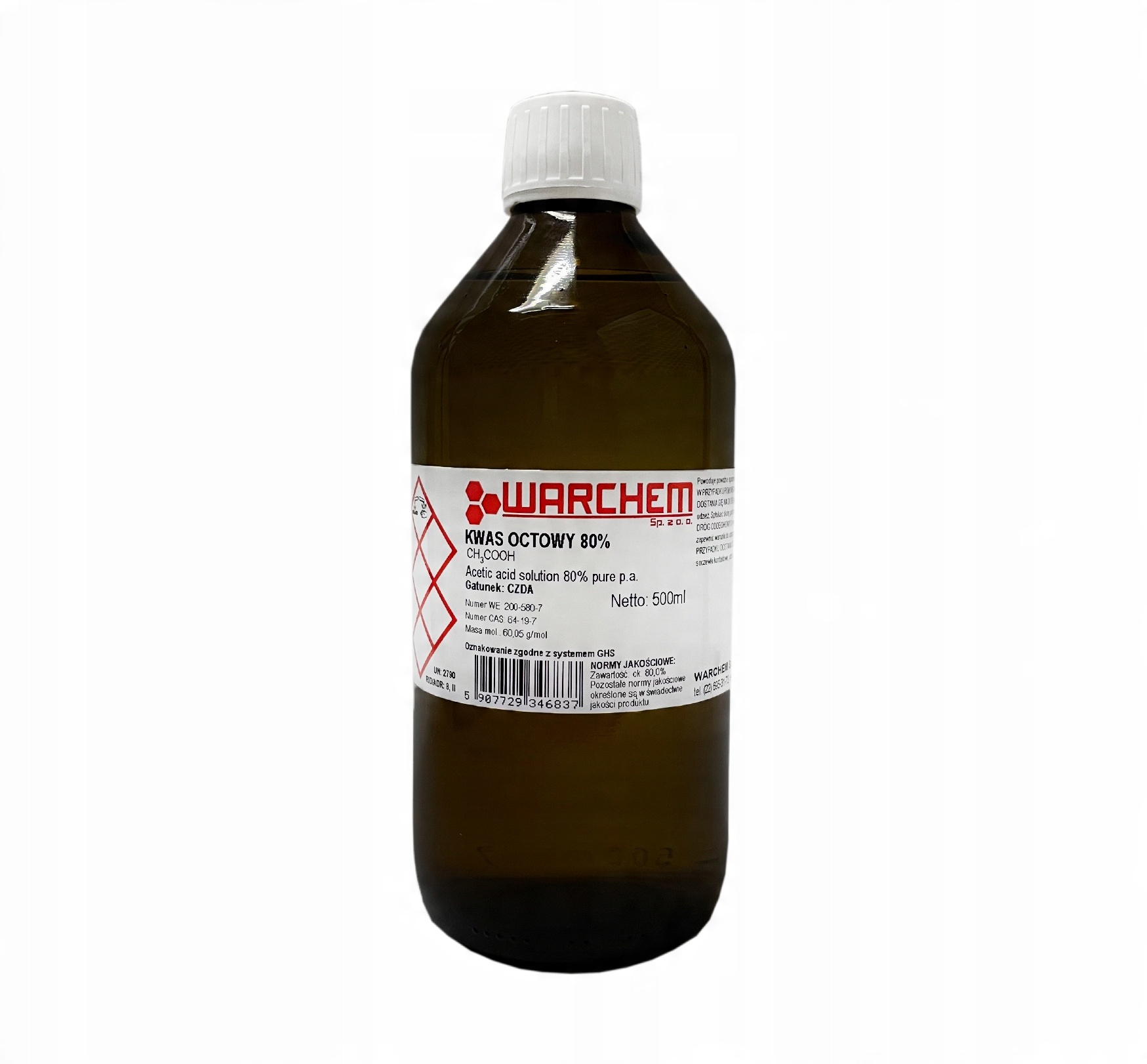 

Kwas Octowy 80% (esencja Octowa) Czda 500ml