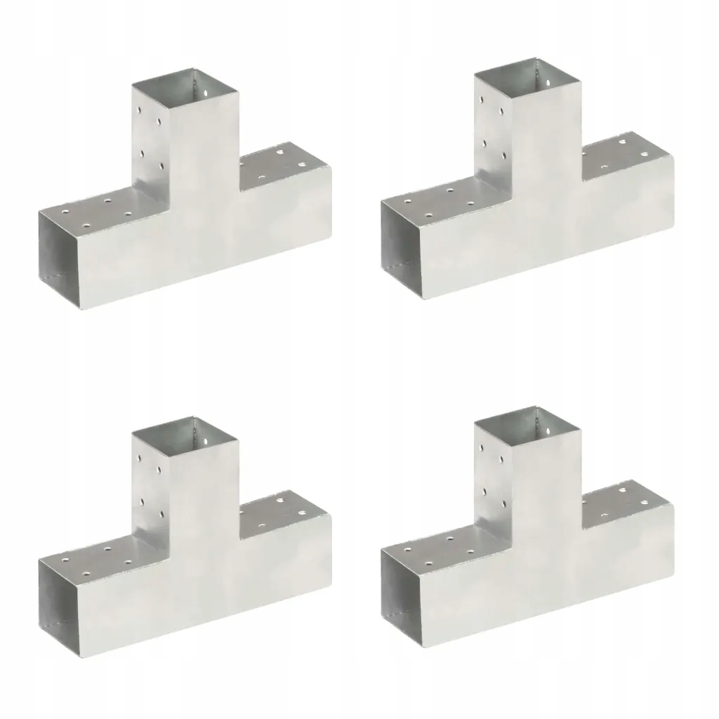 Elektrogalvanizovaná spojka pro sloupky 127x77x175 mm Galvanizovaný kov