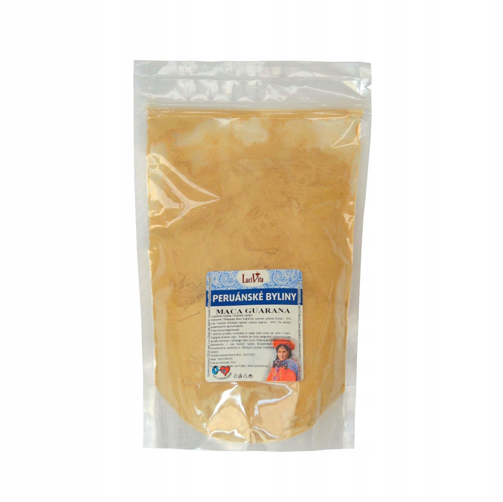 Maca Guarana proszek mix 500g