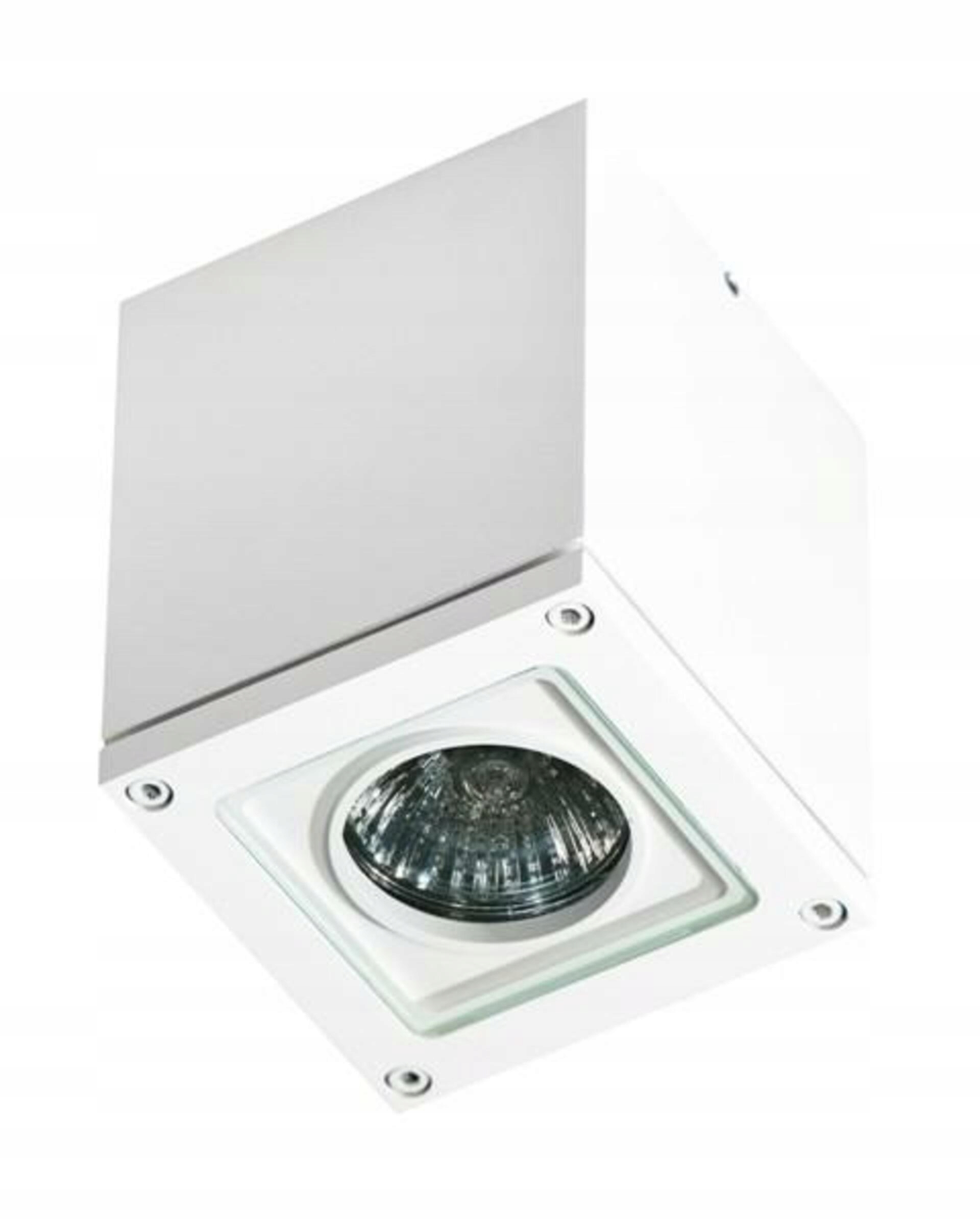 Venkovní stropní přisazené svítidlo AZzardo Tonio white AZ0870 GU10 1x50W 9