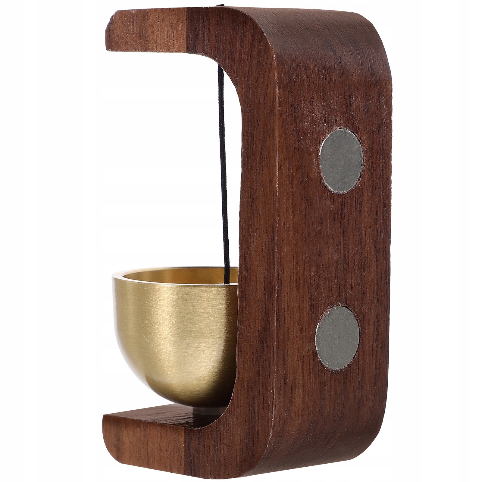 DZWONEK DO DRZWI BIUROWYCH Z CZARNEGO ORZECHA