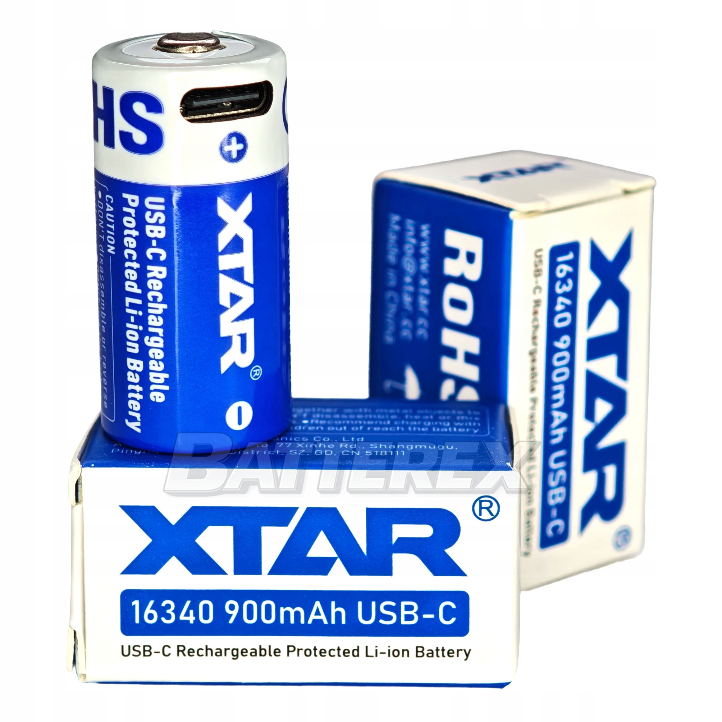 Akumulator litowo-jonowy Xtar 16340 900 mAh 1 szt.