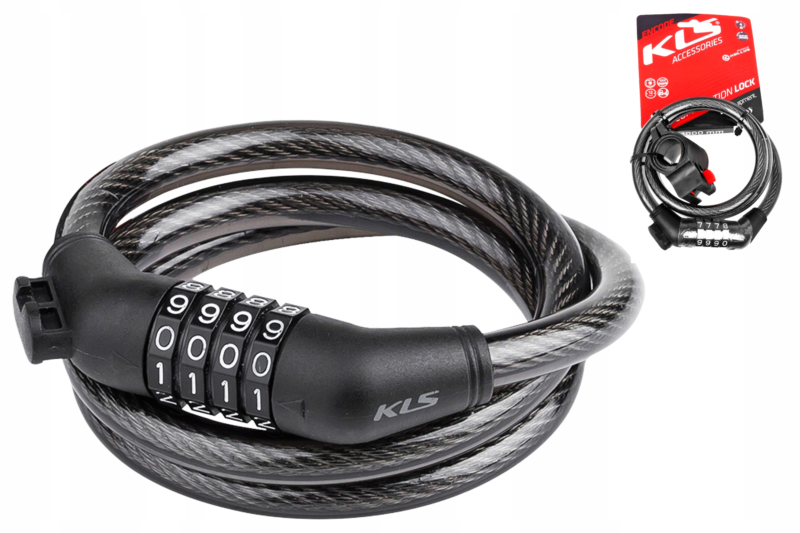 

Zamknięcie Rowerowe Kellys Kls Encode 1000mm szyfr