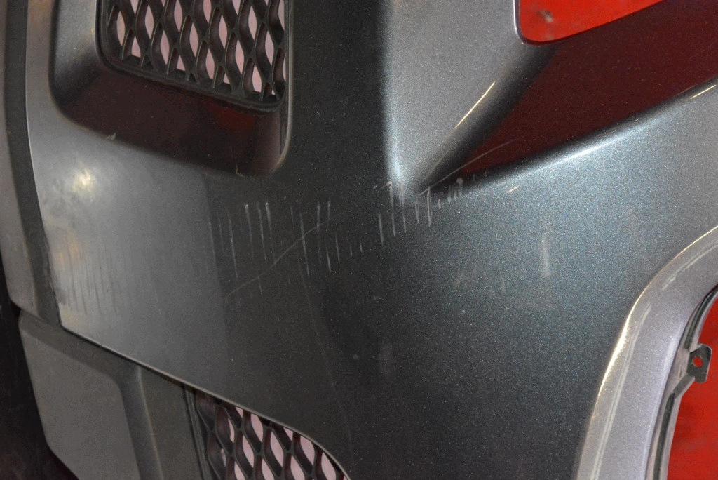 bumper front front grey KIA SPORTAGE 2 II LIFT 08-10