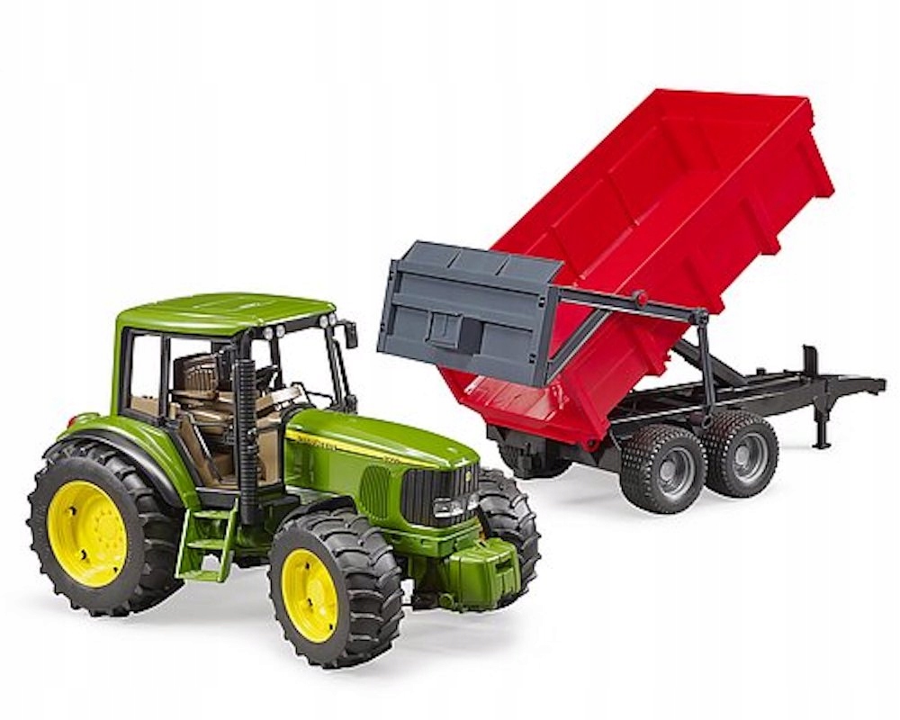 

Bruder 02057 Traktor John Deere 6920 z przyczepą
