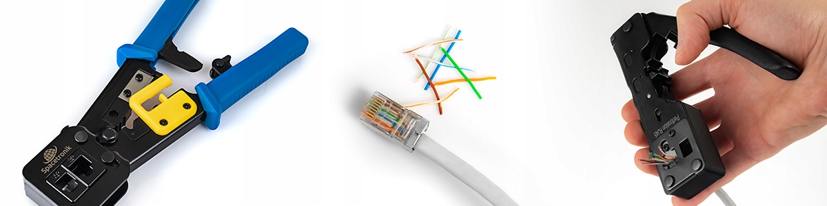 100 sztuk Wtyków Złącz RJ45 Przelotowy PASS Through RJ-45 Wtyczki LAN Słoik Rodzaj Wtyki RJ45
