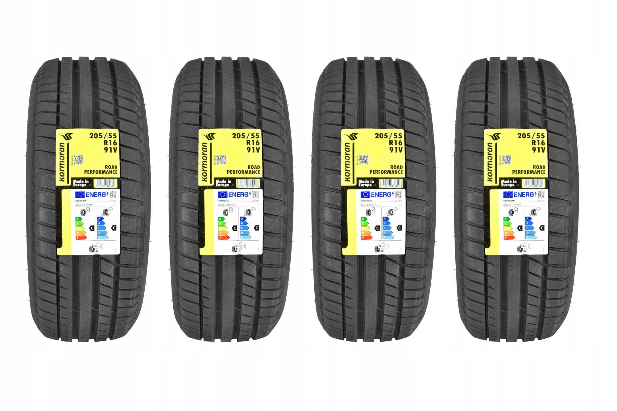 

4 Opony letnie 205/55R16 Kormoran Road Performance