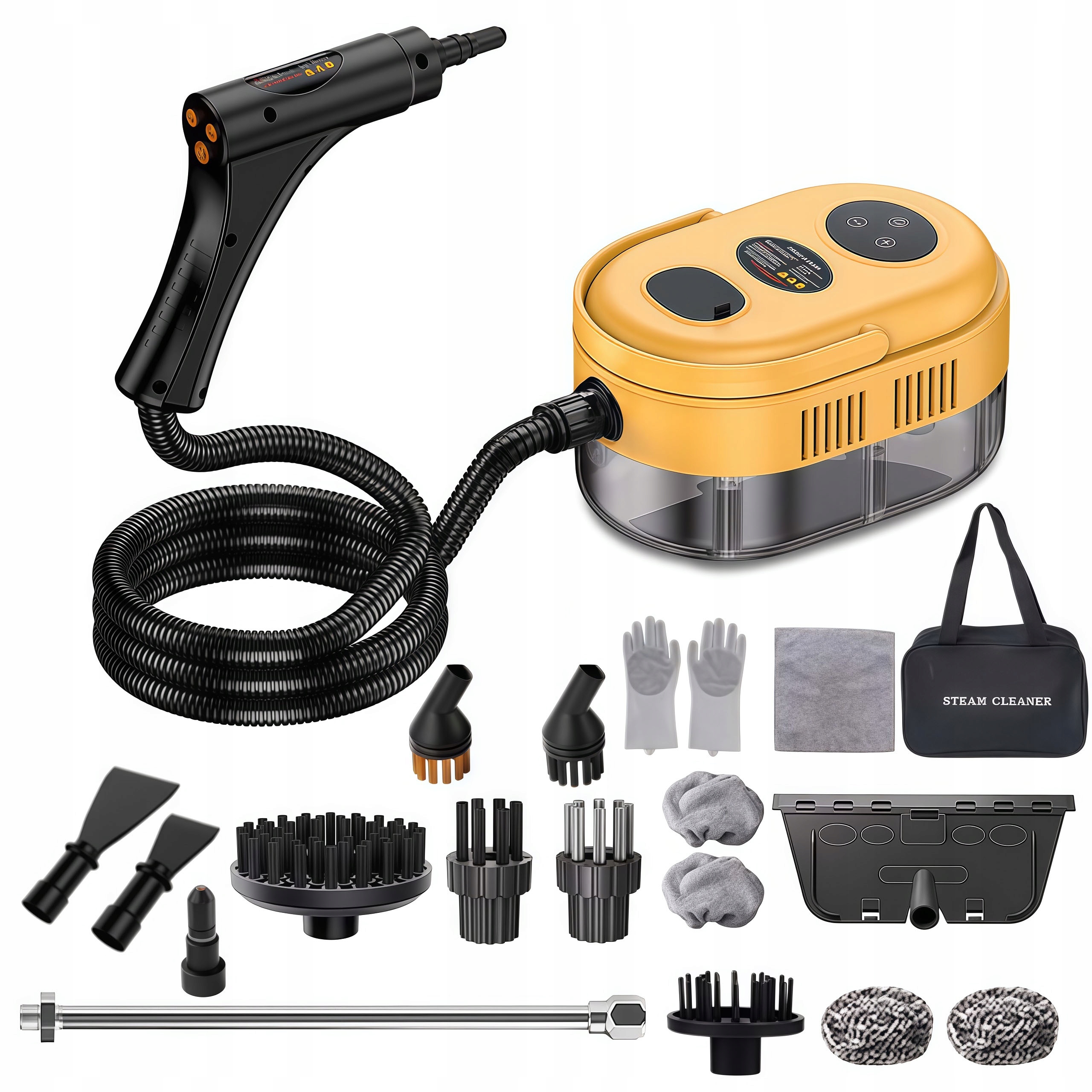 Parný Varič 1500 W Parné Čistenie S 6 Rýchlosťami 2 M Parná Hadica 1200 ML Silný
