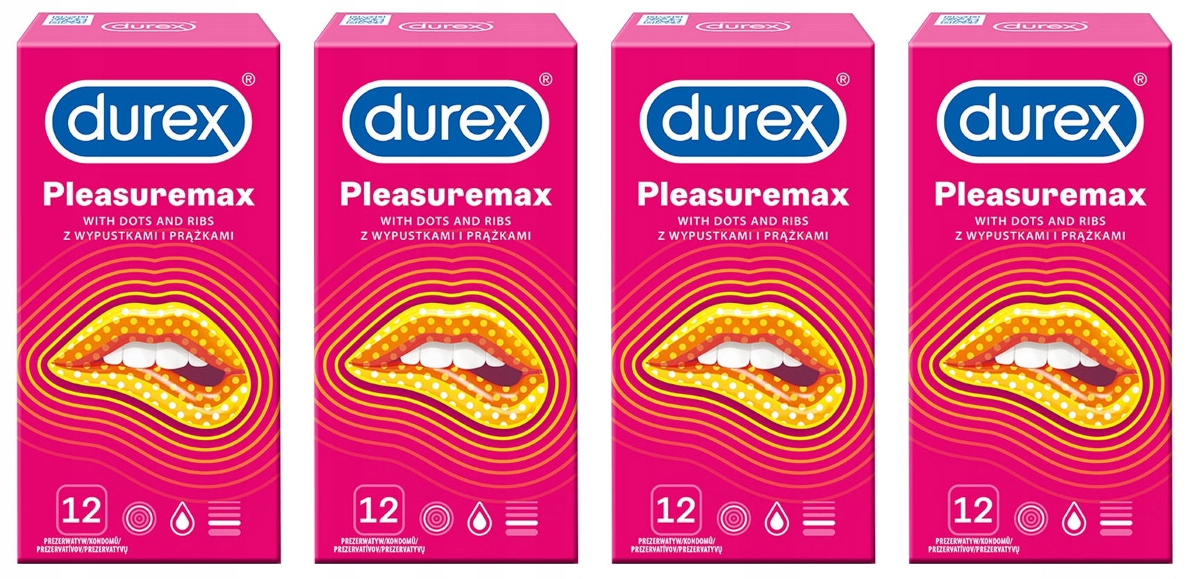 

Prezerwatywy Durex Pleasuremax 48 Sztuk