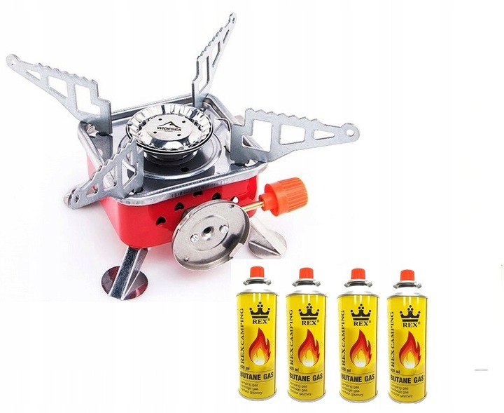 

Kuchenka Turystyczna +4xKartusz 400 ml