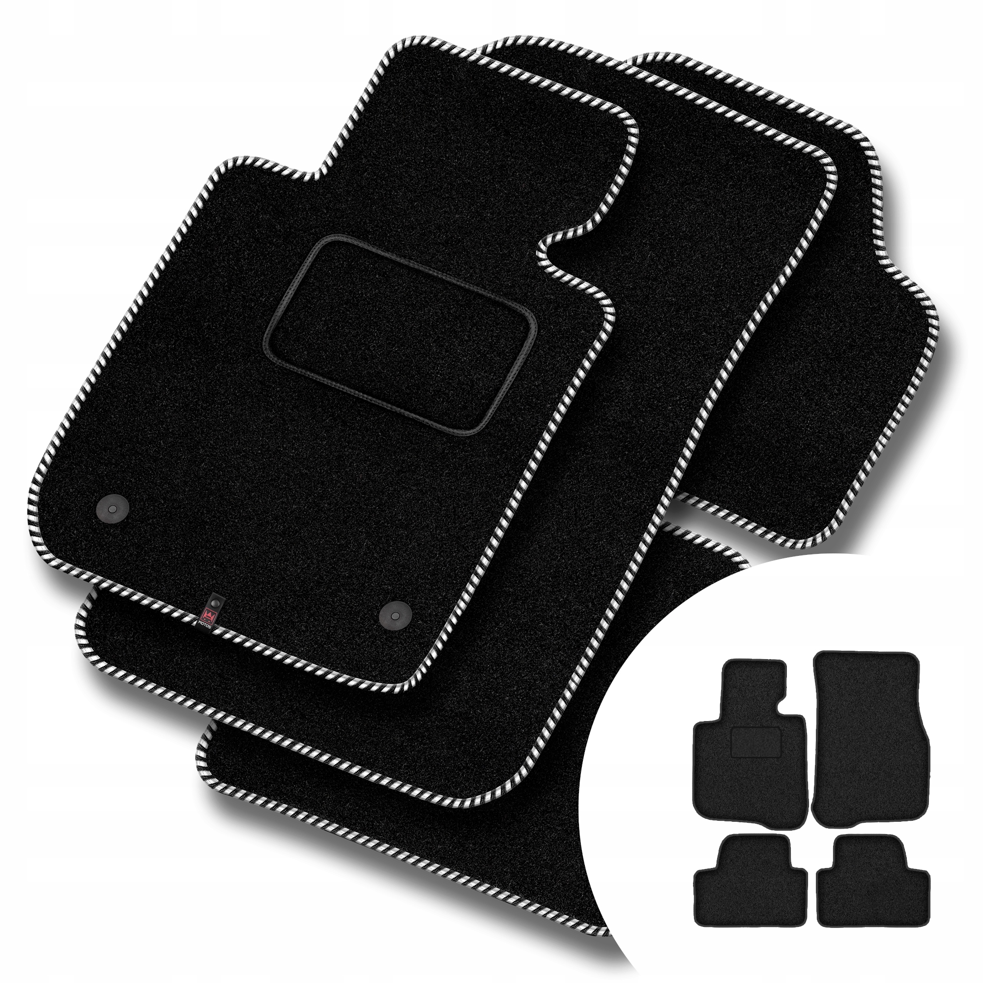 Velurové koberce Streak pro Bmw řady 4 F33 2013-2020