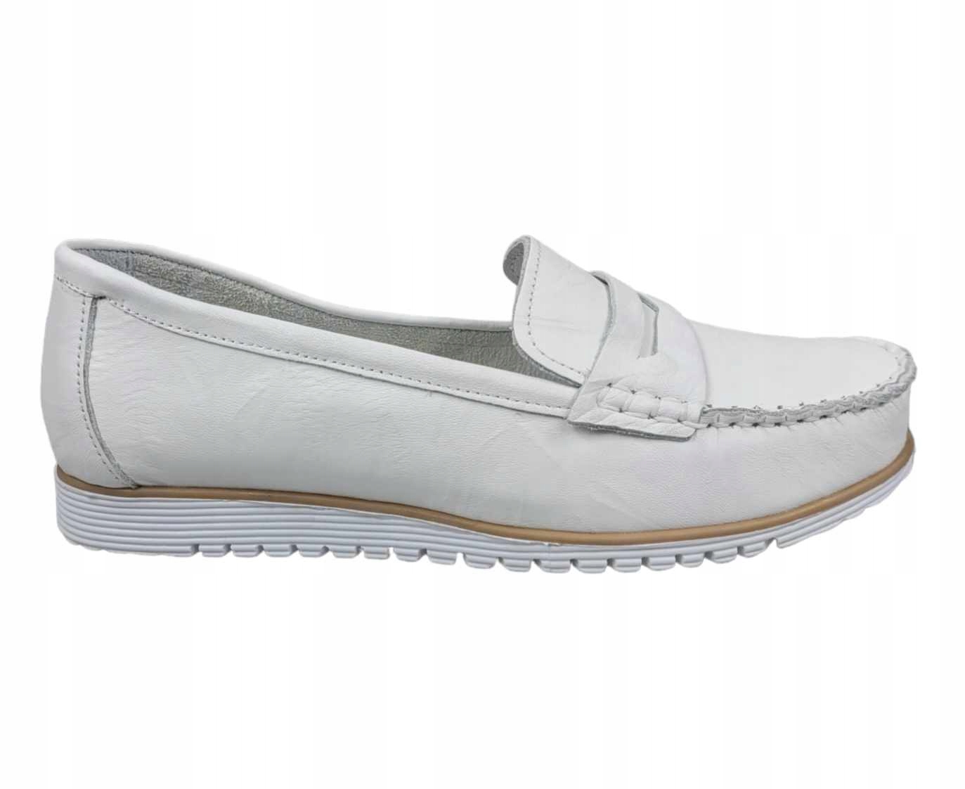 Loretta Vitale 4001 Mokasíny Bílé vel. 38
