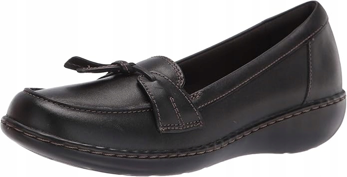Clarks Černé Dámské Mokasíny Z Přírodní Kůže S Třásněmi 37,5 3DD