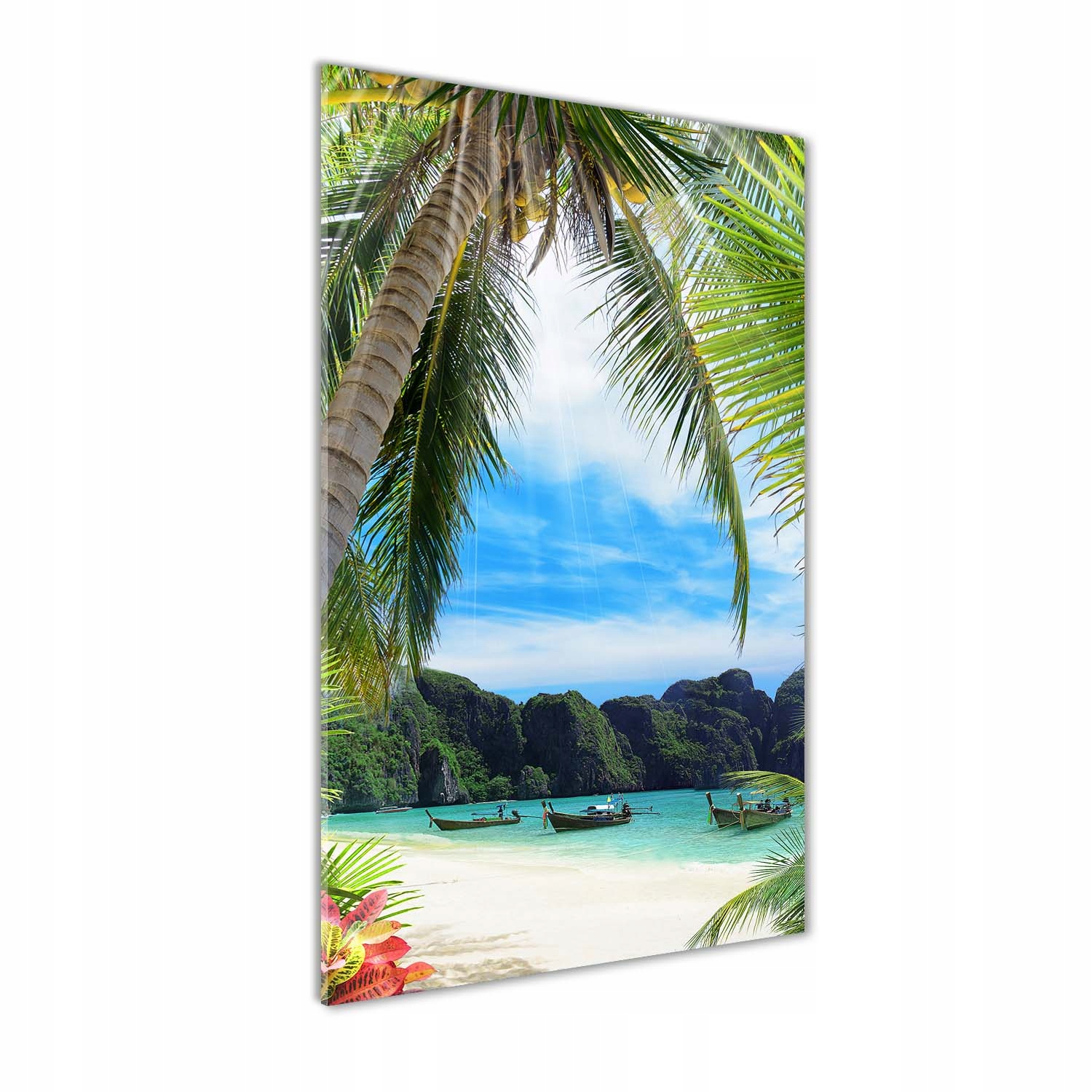 

Foto obraz szkło akrylowe Tropikalna plaża 70x140