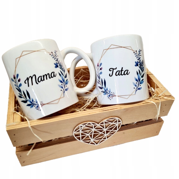 

Mama Tata Zestaw Kubków Rocznica Ślub