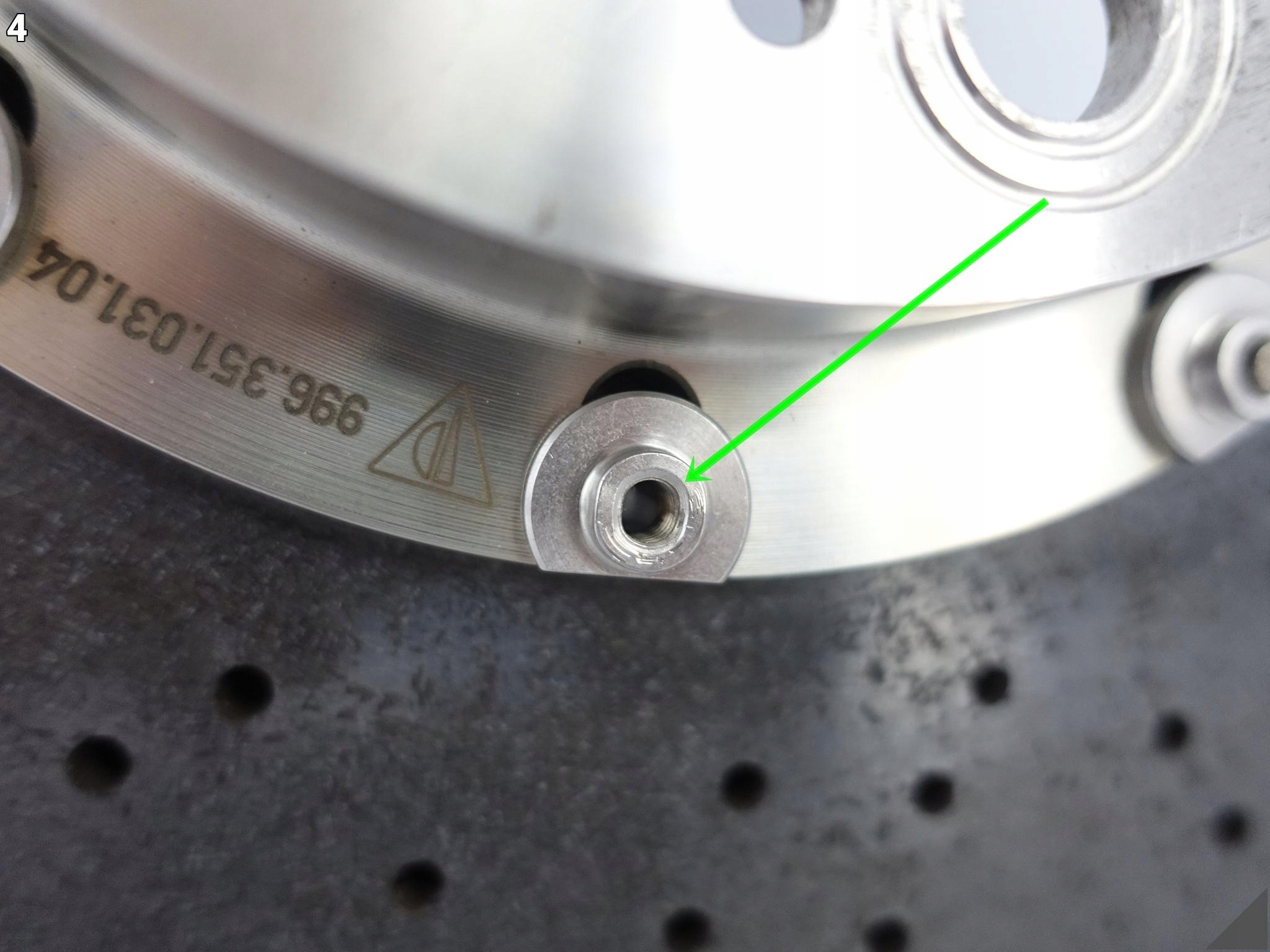 PORSCHE 991 997 996 TURBO 718 982 disc CERAMICZNA left front 350x34mm