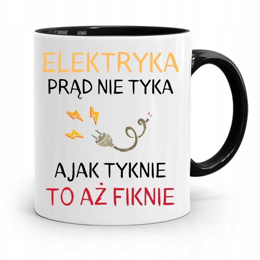 

Kubek Czarny Elektryka Prad Nie Tyka