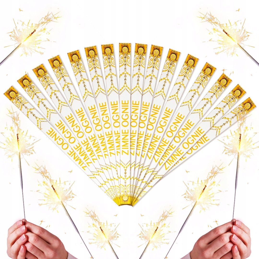 DŁUGIE ZIMNE OGNIE 70 CM-100szt+2szt GRATIS WESELE