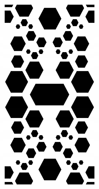 Malířská šablona na omítky 92 cm Architektonický beton Omítka